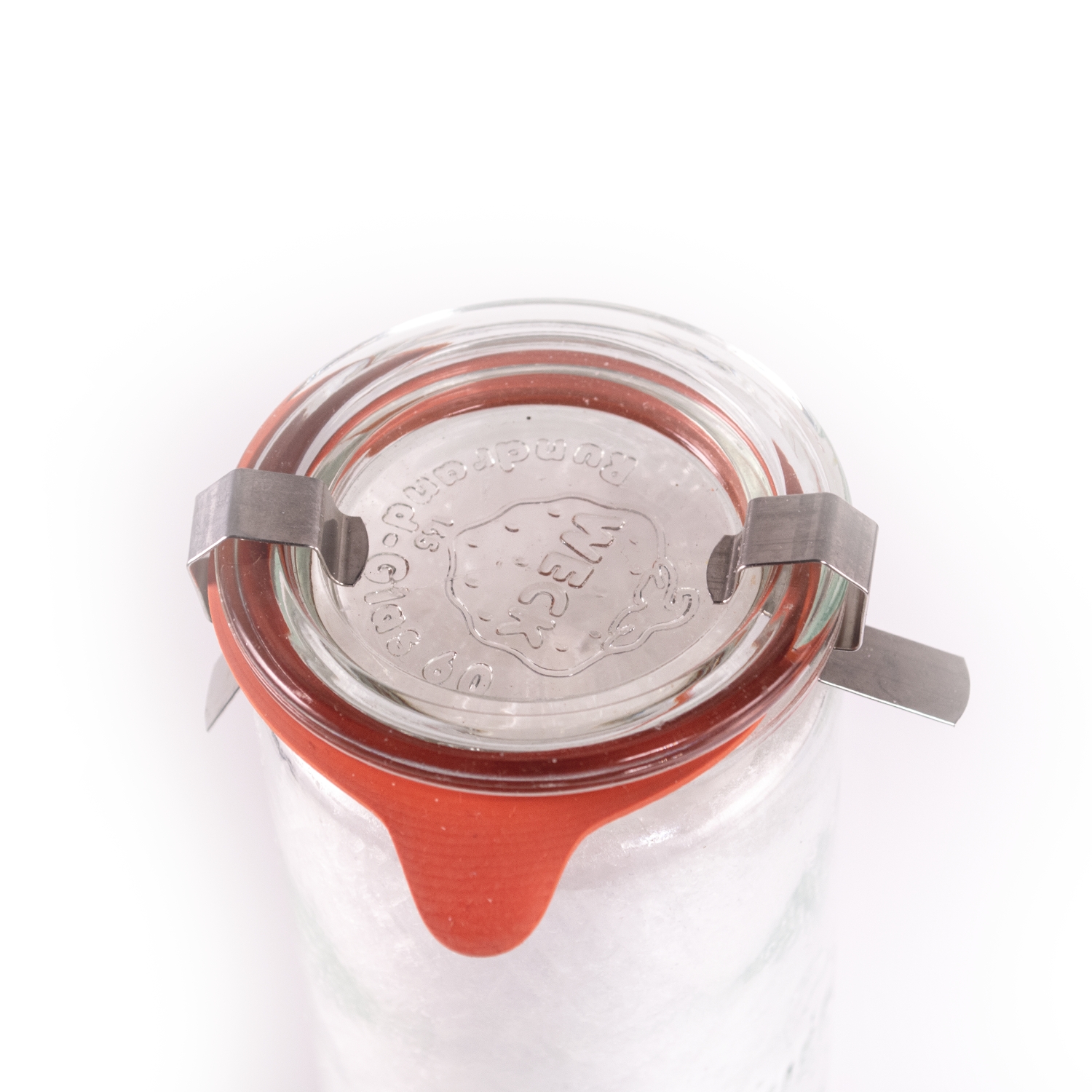 Kristallkerze im Glas (Höhe 21 cm)